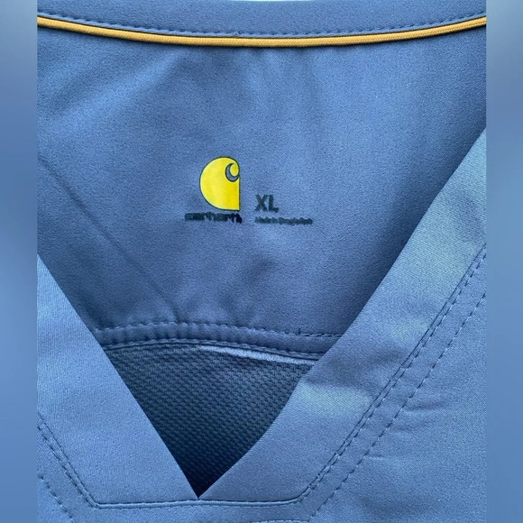 Carhartt Force Mens Chest Pocket Scrub Too Size XL - Picture 3 of 5